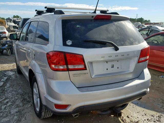 3D4PH1FG6BT551785 - 2011 DODGE JOURNEY MA SILVER photo 3