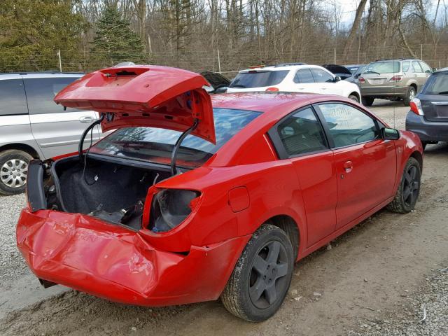 1G8AV15F26Z152773 - 2006 SATURN ION LEVEL RED photo 4