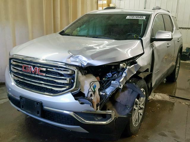 1GKKNSLA7HZ287553 - 2017 GMC ACADIA SLE SILVER photo 2