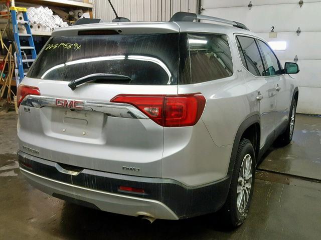 1GKKNSLA7HZ287553 - 2017 GMC ACADIA SLE SILVER photo 4