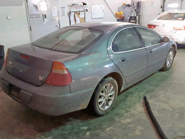 2C3HE66G04H669015 - 2004 CHRYSLER 300M BLUE photo 4