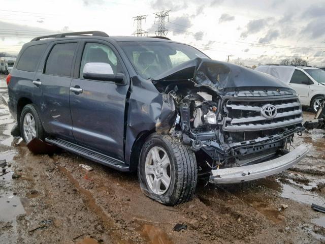 5TDBY68A68S016973 - 2008 TOYOTA SEQUOIA LI GRAY photo 1