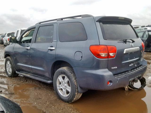 5TDBY68A68S016973 - 2008 TOYOTA SEQUOIA LI GRAY photo 3