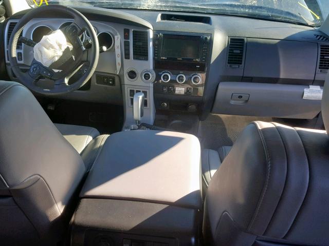 5TDBY68A68S016973 - 2008 TOYOTA SEQUOIA LI GRAY photo 9