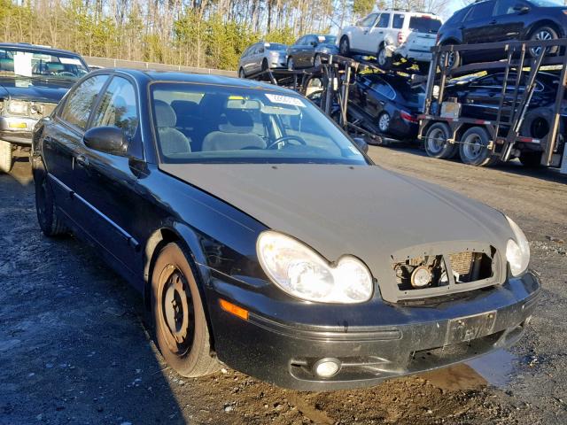 KMHWF25H05A205348 - 2005 HYUNDAI SONATA GL BLACK photo 1