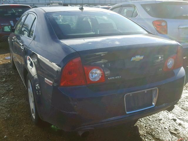 1G1ZJ57749F189744 - 2009 CHEVROLET MALIBU 2LT BLUE photo 3