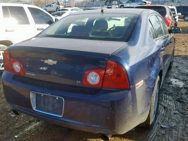 1G1ZJ57749F189744 - 2009 CHEVROLET MALIBU 2LT BLUE photo 4