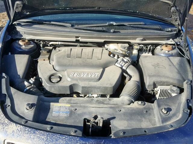 1G1ZJ57749F189744 - 2009 CHEVROLET MALIBU 2LT BLUE photo 7