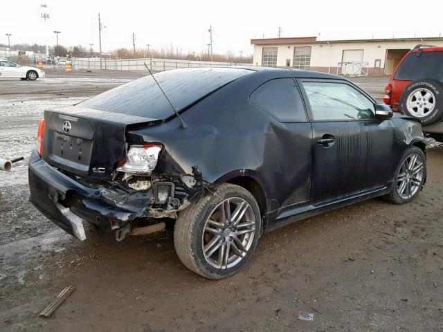 JTKJF5C71B3017473 - 2011 TOYOTA SCION TC 黑色 照片 4