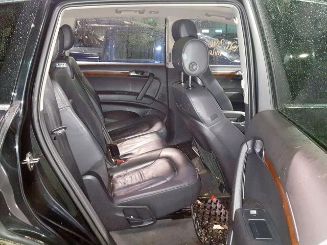 WA1BY74L88D064025 - 2008 AUDI Q7 3.6 QUA BLACK photo 6