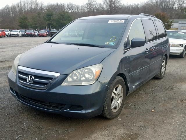 5FNRL38706B053003 - 2006 HONDA ODYSSEY EX Yaşıl foto 2