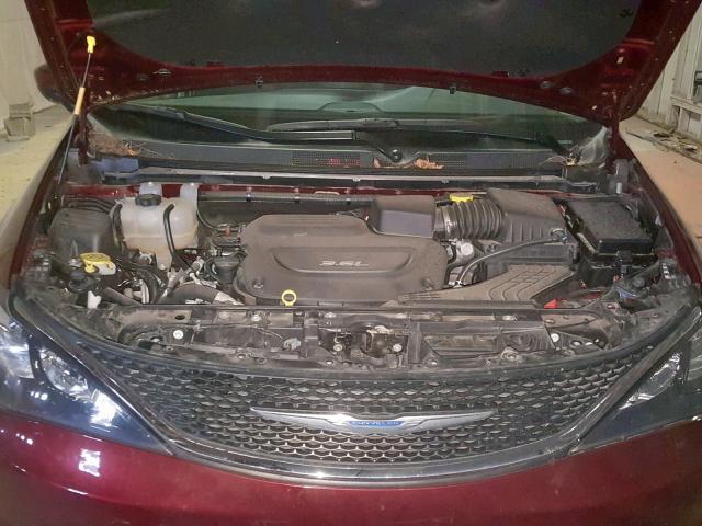 2C4RC1DG0HR521653 - 2017 CHRYSLER PACIFICA T RED photo 7