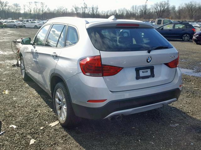 WBAVL1C54EVY21183 - 2014 BMW X1 XDRIVE2 SILVER photo 3