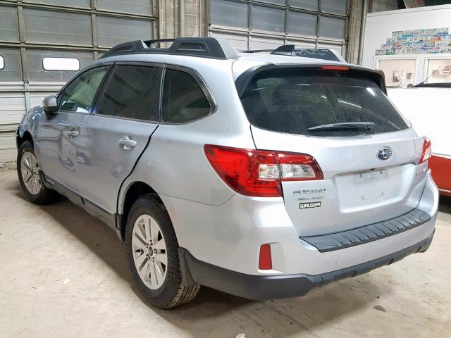 4S4BSBCCXG3250970 - 2016 SUBARU OUTBACK 2. GRAY photo 3