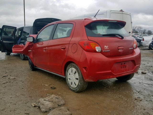 ML32A3HJ4FH043225 - 2015 MITSUBISHI MIRAGE DE RED photo 3