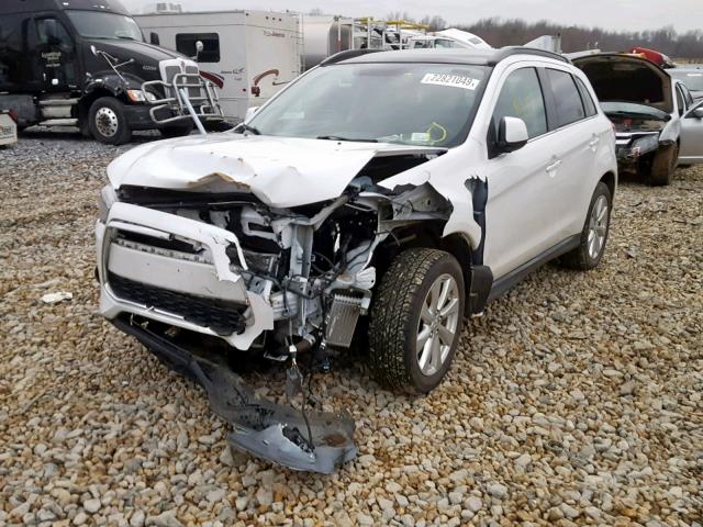 4A4AR4AU4FE047765 - 2015 MITSUBISHI OUTLANDER WHITE photo 2