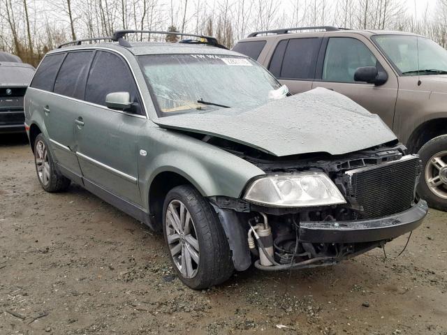 WVWND63B93E239600 - 2003 VOLKSWAGEN PASSAT GL GREEN photo 1