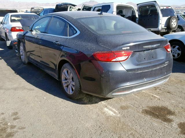 1C3CCCAB3HN509072 - 2017 CHRYSLER 200 LIMITE BLACK photo 3