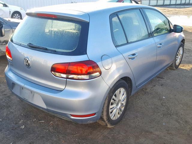 WVWDA7AJ3AW396065 - 2010 VOLKSWAGEN GOLF 蓝色 照片 4