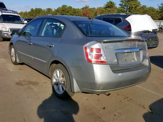 3N1AB6AP3CL657575 - 2012 NISSAN SENTRA 2.0 SILVER photo 3