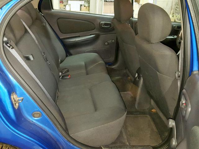 1B3ES56CX5D184962 - 2005 DODGE NEON SXT BLUE photo 6