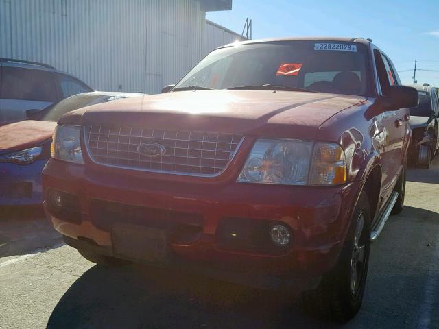 1FMZU85K94UB01844 - 2004 FORD EXPLORER L RED photo 2