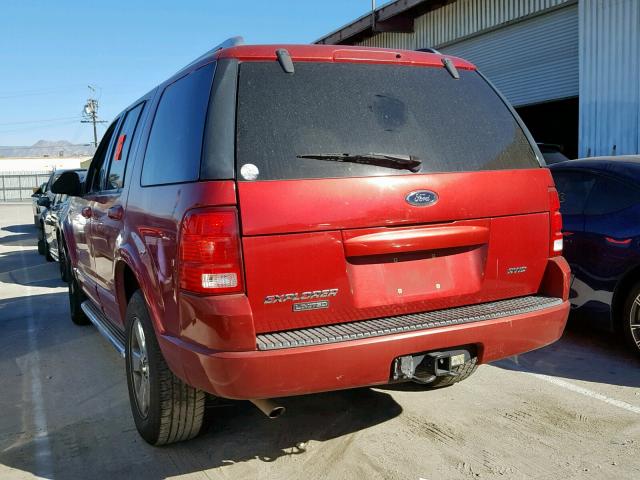 1FMZU85K94UB01844 - 2004 FORD EXPLORER L RED photo 3