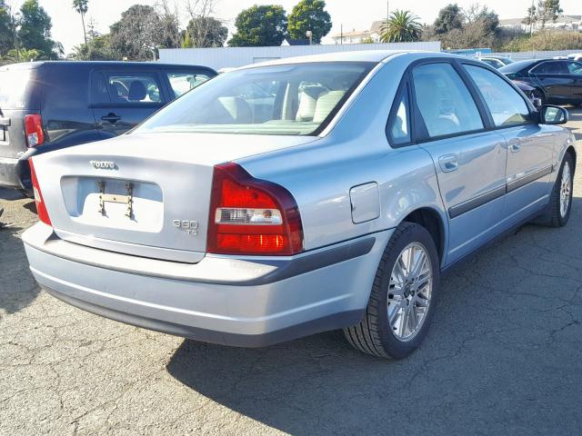 YV1TS90D0Y1136868 - 2000 VOLVO S80 T6 TUR BLUE photo 4