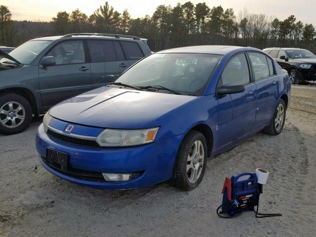 1G8AL52F24Z158684 - 2004 SATURN ION LEVEL BLUE photo 2