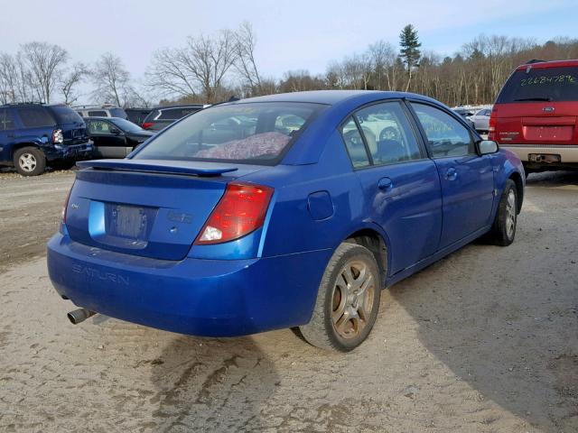 1G8AL52F24Z158684 - 2004 SATURN ION LEVEL BLUE photo 4