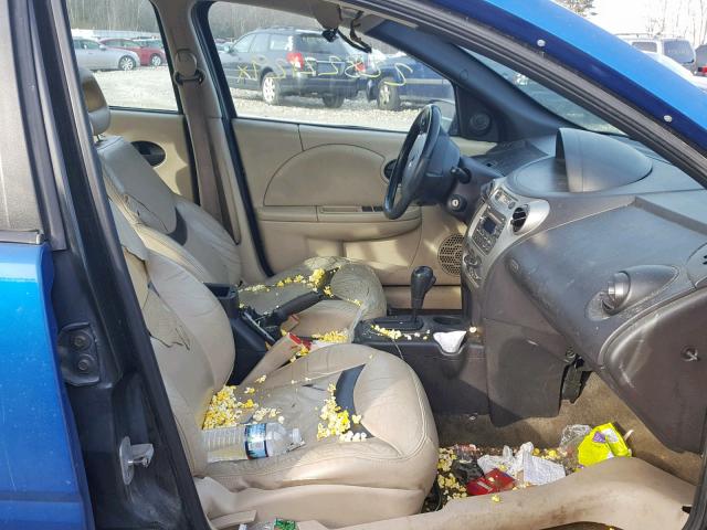 1G8AL52F24Z158684 - 2004 SATURN ION LEVEL BLUE photo 5