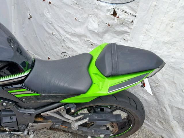 JKAEX8B16GDA28522 - 2016 KAWASAKI EX300 B GREEN photo 6