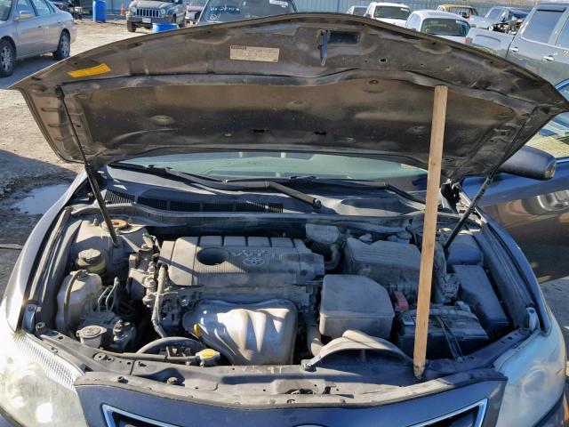 4T4BF3EK1AR031787 - 2010 TOYOTA CAMRY BASE GRAY photo 7