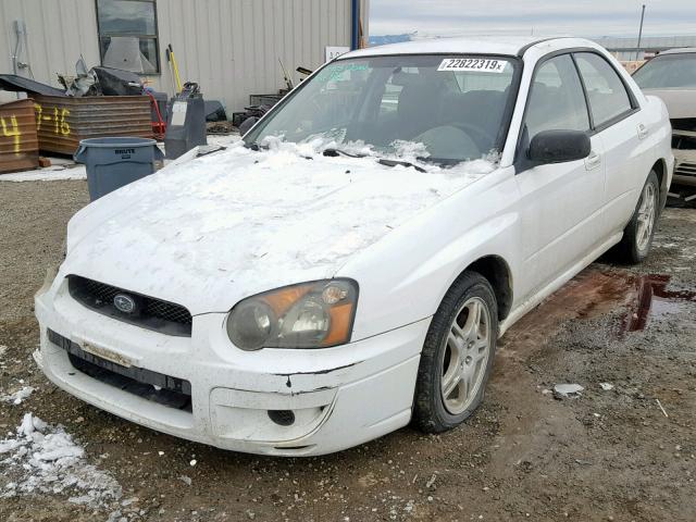 1JF1GD67535H505259 - 2005 SUBARU IMPREZA RS WHITE photo 2