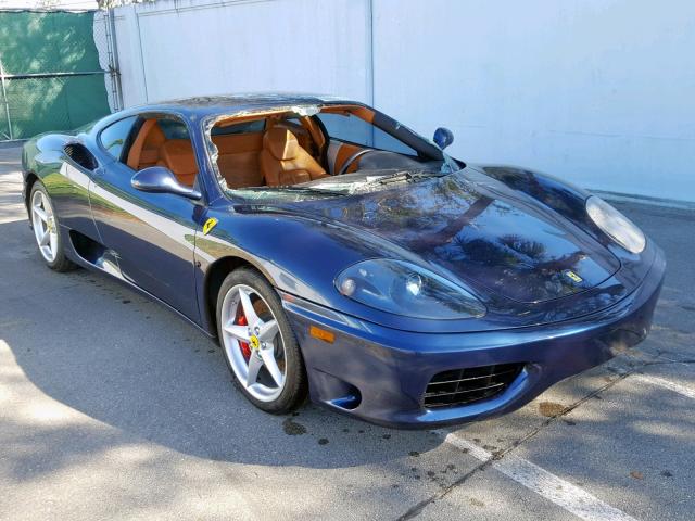 ZFFYU51AXY0121319 - 2000 FERRARI 360 MODENA BLUE photo 1