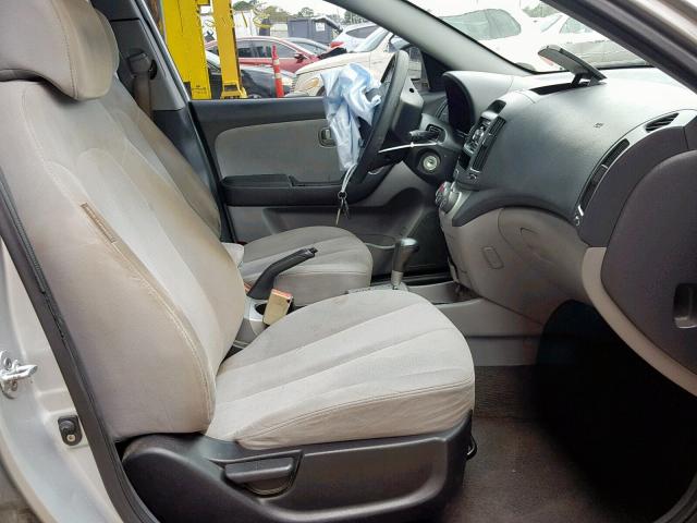 KMHDU46D18U335355 - 2008 HYUNDAI ELANTRA GL Silber Foto 5