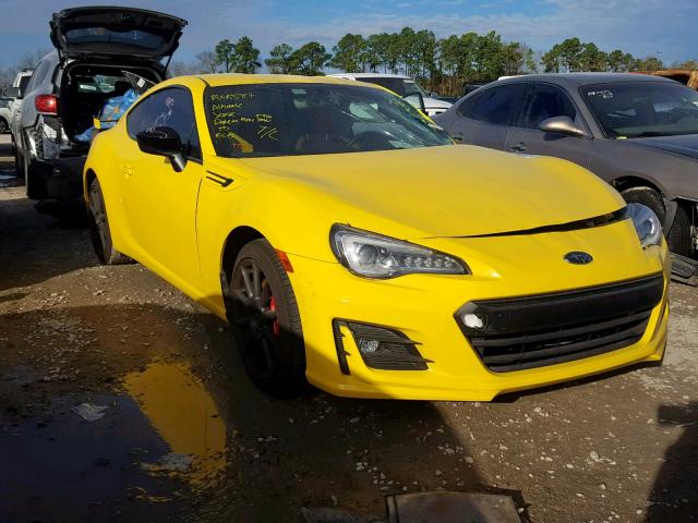 JF1ZCAC10H9601186 - 2017 SUBARU BRZ 2.0 LI YELLOW photo 1