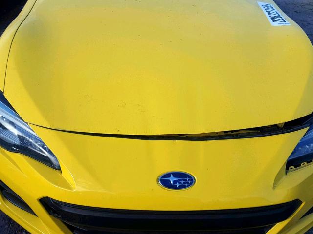 JF1ZCAC10H9601186 - 2017 SUBARU BRZ 2.0 LI YELLOW photo 7