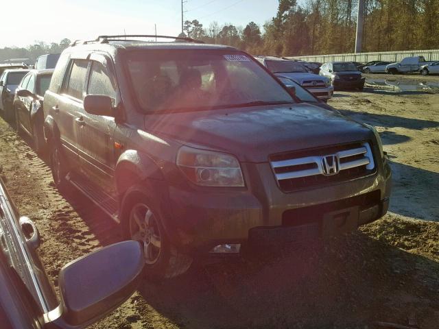 5FNYF18786B011234 - 2006 HONDA PILOT EX GREEN photo 1