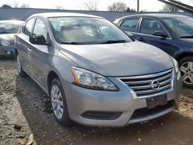 3N1AB7APXDL657337 - 2013 NISSAN SENTRA S GRAY photo 1