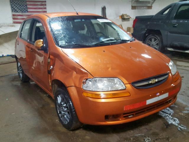 KL1TD66696B664978 - 2006 CHEVROLET AVEO BASE Қызғылт сары фото 1
