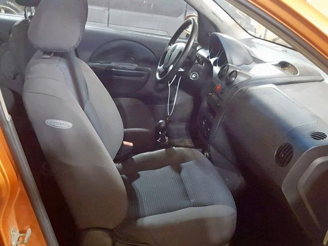 KL1TD66696B664978 - 2006 CHEVROLET AVEO BASE Қызғылт сары фото 5