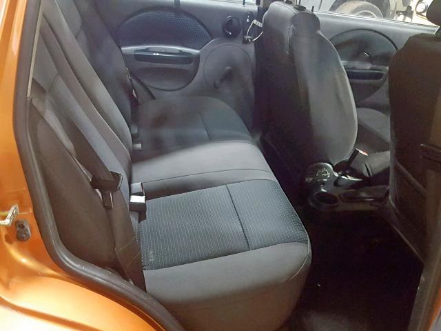 KL1TD66696B664978 - 2006 CHEVROLET AVEO BASE Қызғылт сары фото 6