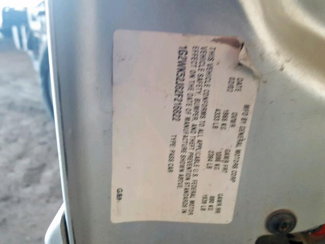 1G2WK52J82F216822 - 2002 PONTIAC GRAND PRIX 银色 照片 10