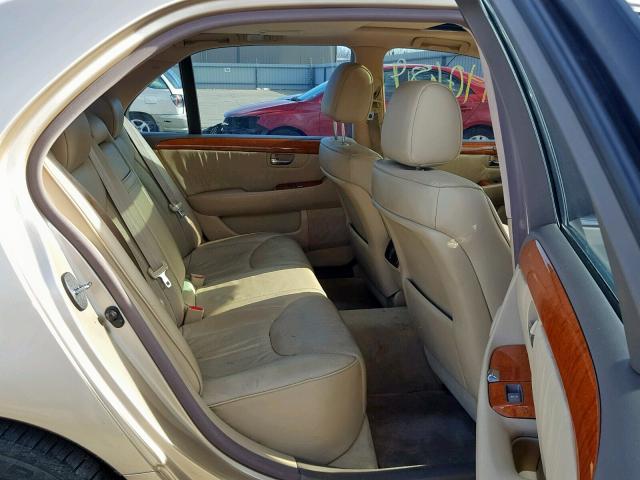 JTHBN36F940153097 - 2004 LEXUS LS 430 GOLD photo 6