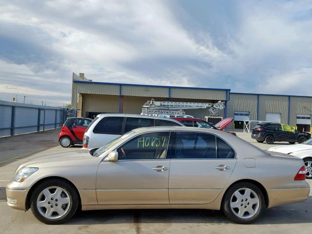 JTHBN36F940153097 - 2004 LEXUS LS 430 GOLD photo 9