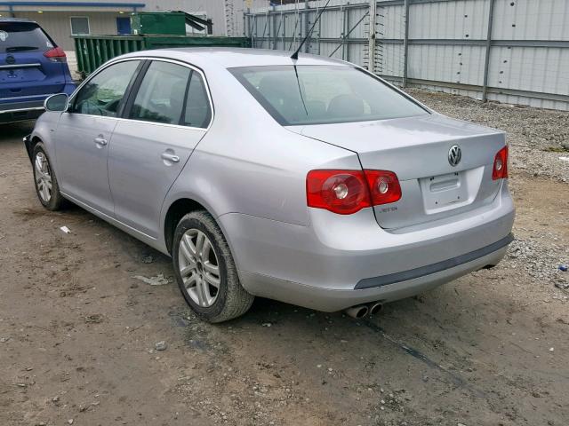 3VWEF71K97M186994 - 2007 VOLKSWAGEN JETTA WOLF SILVER photo 3