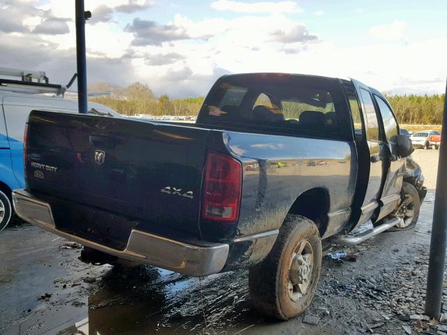 1D7KU28D04J269931 - 2004 DODGE RAM 2500 S BLACK photo 4