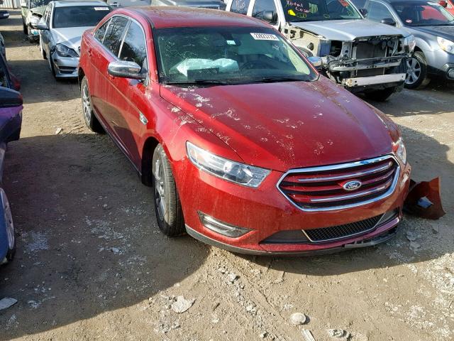 1FAHP2F83FG199574 - 2015 FORD TAURUS LIM RED photo 1