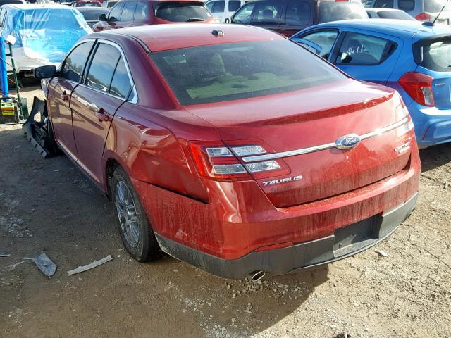 1FAHP2F83FG199574 - 2015 FORD TAURUS LIM RED photo 3